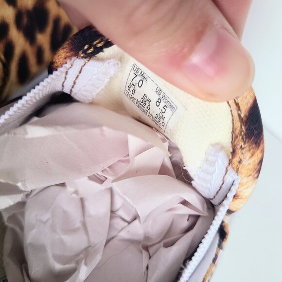 Vans Leopard Cheetah Print Slip On Sneakers Women's Size 8.5 / Men's Size 7 - Picture 8 of 12